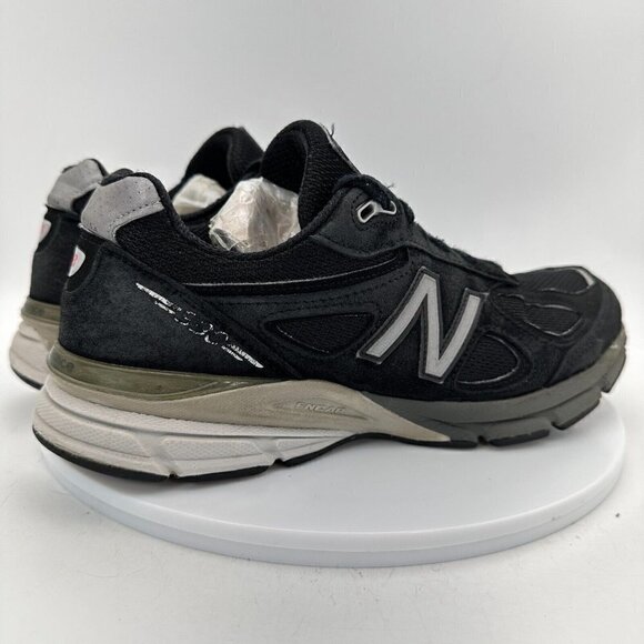 New Balance 990V4 Blue Navy Suede Women Running Sneaker Shoes W990BK4 Size 10.5 - Picture 5 of 12